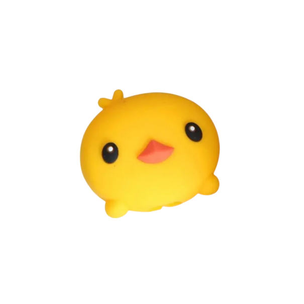 Silikoninen kaapelin suoja kanamotiivilla Suojakuori iPhone-kaapeleille Pehmeä muovi Koriste ja liittimen suoja 1