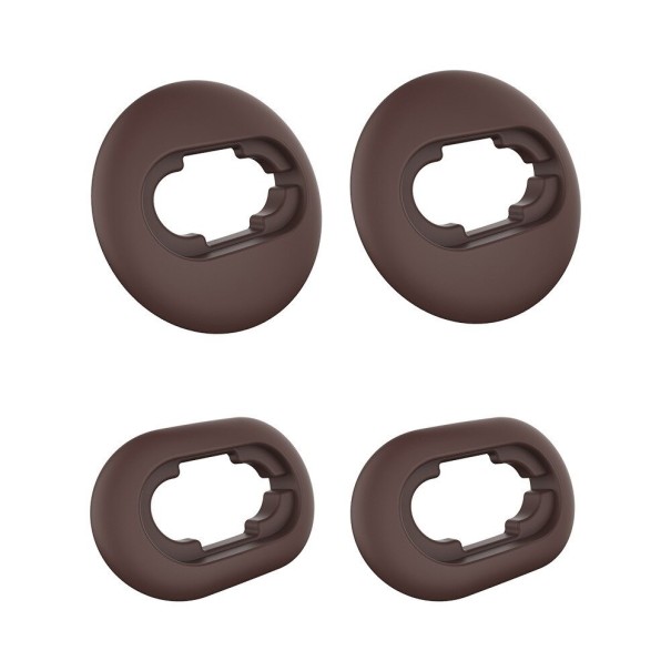 Σιλικόνινες καλύψεις για ακουστικά Samsung Galaxy Buds καφέ