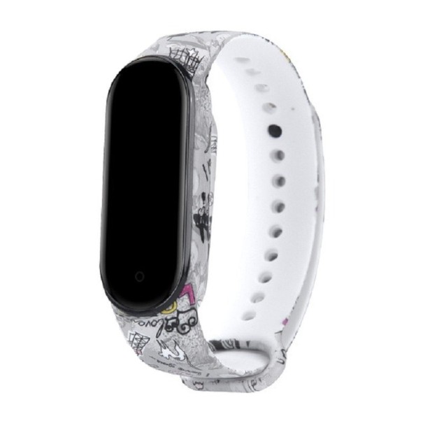 Silikoniranneke Xiaomi Mi Band 3 / 4:lle T852-aiheella 20
