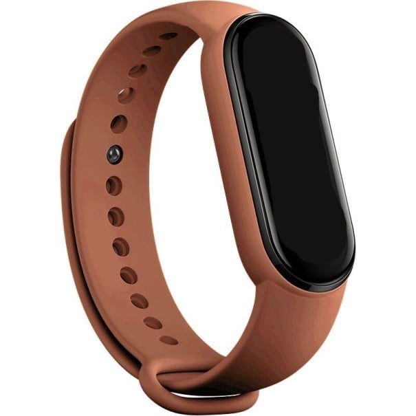 Silikoniranneke Xiaomi Mi Band 3 / 4 T862:lle ruskea