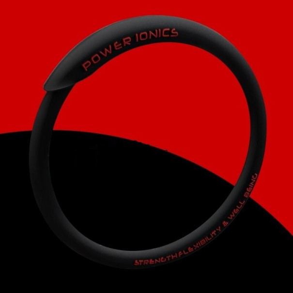 Silikonirannekoru H690 musta S