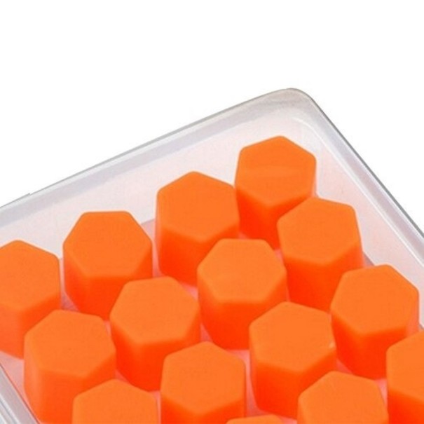 Silikoniset pyöränpulttien suojukset 20 kpl. oranssi 1
