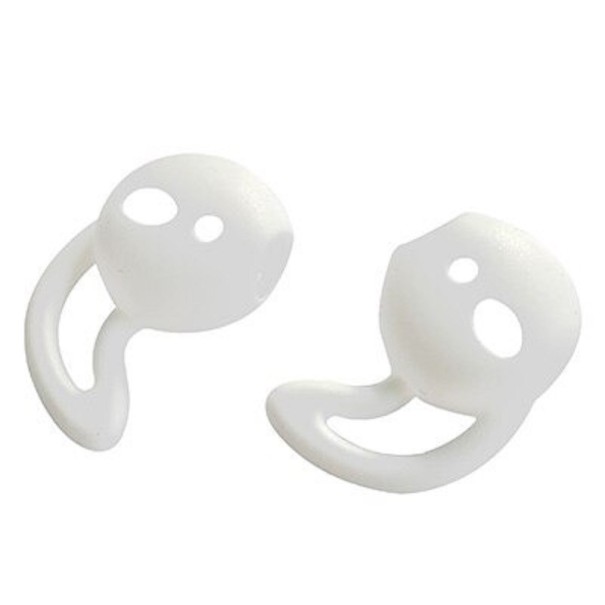 Silikonisuojukset Apple Airpodeille (2 kpl) valkoinen