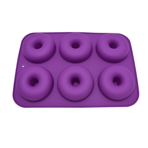 Silikonová forma na donuty tmavě fialová