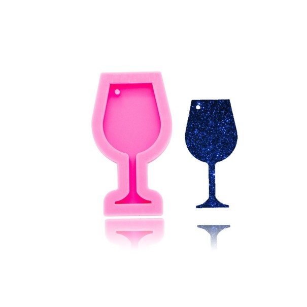 Silikonová forma sklenice vína 1