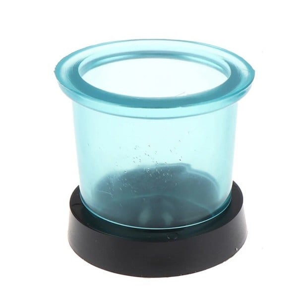 Silikonová odlévací baňka kulatá 6,3 x 5,8 cm plastový základ dentální laboratorní nástroj voskové kroužky odlévání 1
