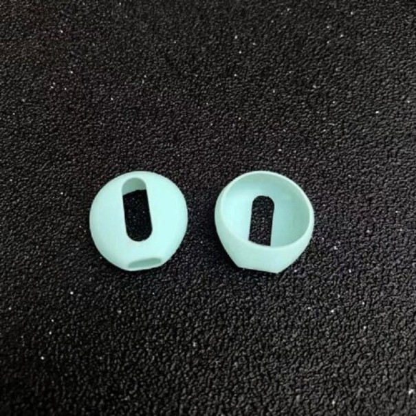 Silikonové krytky na sluchátka Airpods 1 pár světle zelená