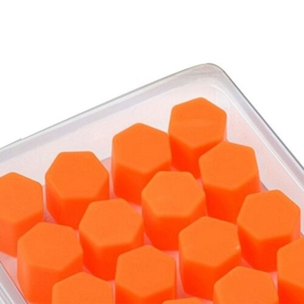 Silikonové kryty šroubů kol 20 ks oranžová 1