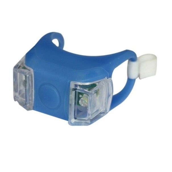 Silikonové LED světlo na kočárek modrá