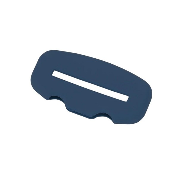 Silikonový chránič spony bezpečnostního pásu proti poškrábání 4 x 7,7 cm tloušťka 1,3 cm ochranný kryt interiéru auta modrý 1