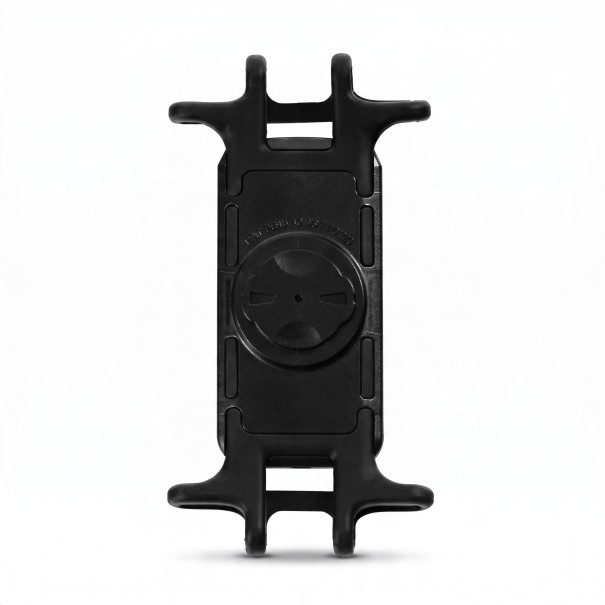 Silikónový držiak telefónu na bicykel s Garmin uchytením Pre telefóny 4–7,5 palca 12,8 x 6,7 cm Čierny Do držiaka cyklopočítačov Garmin a SRAM 1
