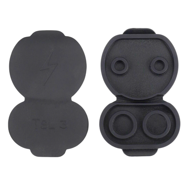 Silikonový kryt nabíjecího portu pro Tesla Model 3 Vodotěsný a prachotěsný Ochranná krytka 11,2 x 7 cm Černý Na nabíjecí port do auta 1