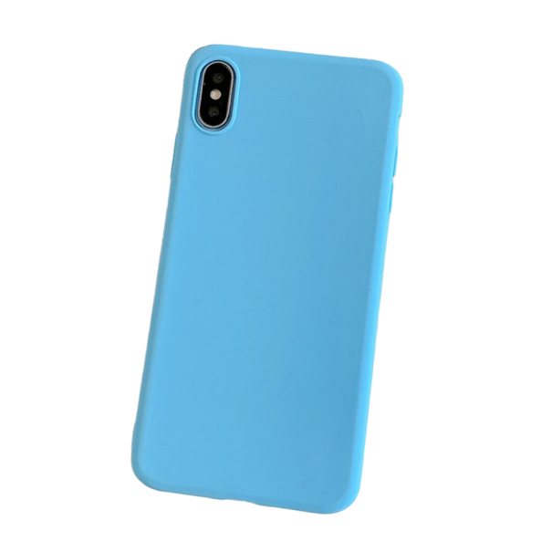 Silikónový matný obal pre Huawei P40 Lite modrá
