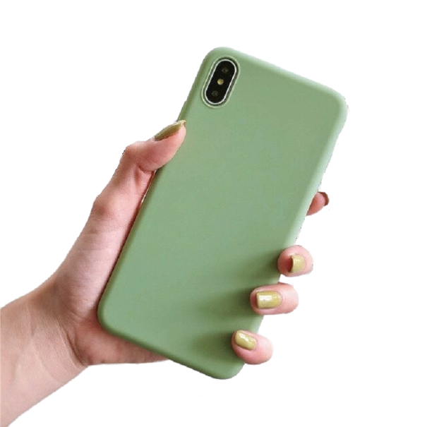 Silikonový matný obal pro Huawei P30 zelená
