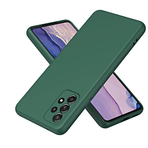 Silikónový ochranný kryt na Samsung A73 5G zelená