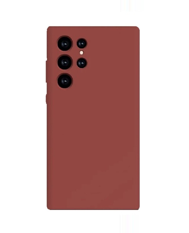 Silikonový ochranný kryt na Samsung Galaxy S22 Ultra B2038 hnědá