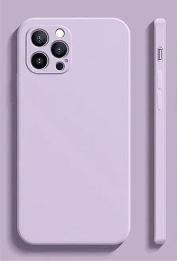 Silikonový ochranný kryt pro iPhone 15 Plus fialová