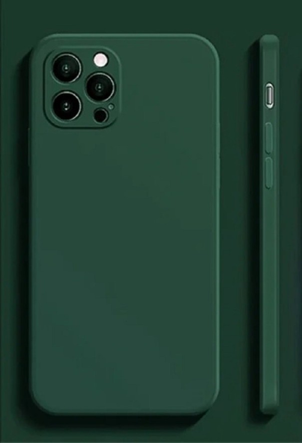 Silikonový ochranný kryt pro iPhone 15 Plus zelená