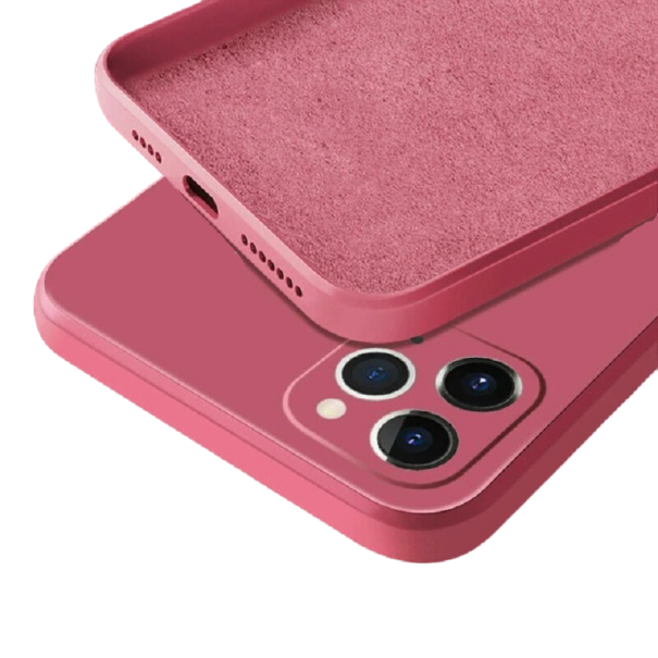 Silikonový ochranný kryt pro Samsung Galaxy S22 Ultra B2021 červená