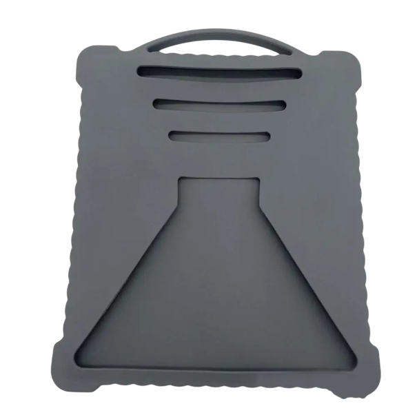 Silikonový ochranný kryt pro Starlink Mini 31 x 27 cm vodotěsný a odolný proti pádu měkký venkovní přenosný obal s rukojetí na kempování šedá