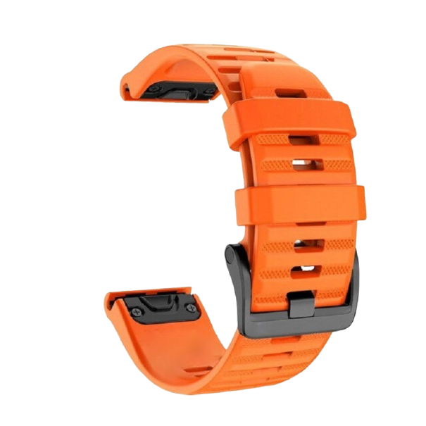 Silikónový remienok Garmin Fenix 5/5 Plus 22 mm oranžová