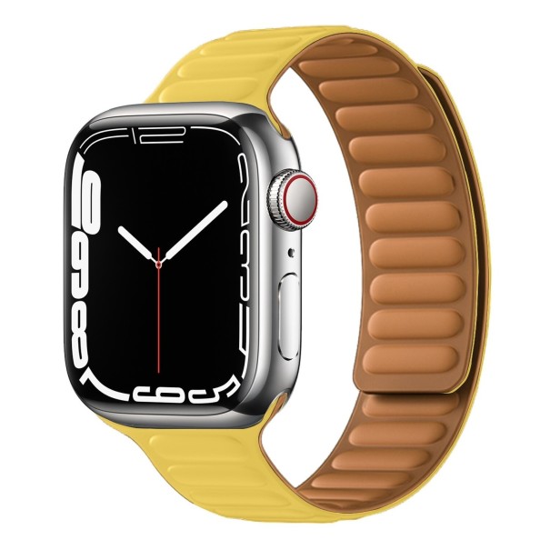 Silikónový remienok pre Apple Watch 38 mm / 40 mm / 41 mm T854 žltá