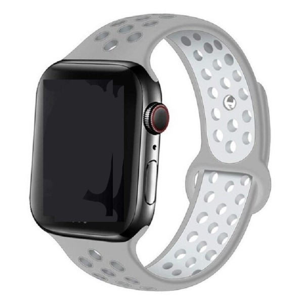 Silikónový remienok pre Apple Watch 42 mm / 44 mm / 45 mm ML T877 sivá