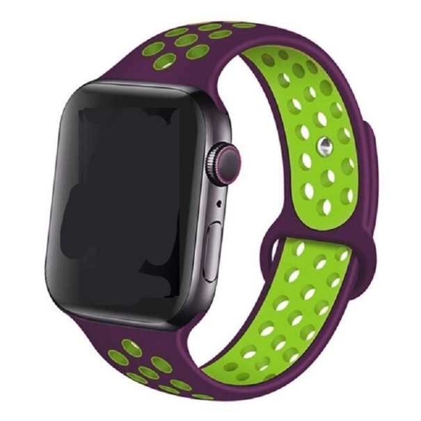 Silikónový remienok pre Apple Watch 42 mm / 44 mm / 45 mm ML T877 tmavo fialová
