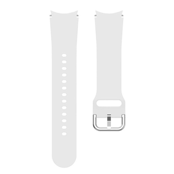 Silikónový remienok pre Samsung Galaxy Watch 4 40 mm biela
