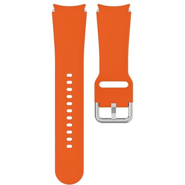 Silikónový remienok pre Samsung Galaxy Watch 4 Classic 46 mm T858 oranžová
