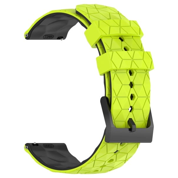 Silikonový řemínek 20 mm pro Samsung Galaxy Watch 6 40/44 mm Watch 5 40/44 mm Watch 4 Classic 42/46 mm Watch 3 41 mm Active 40/44 mm neonová zelená
