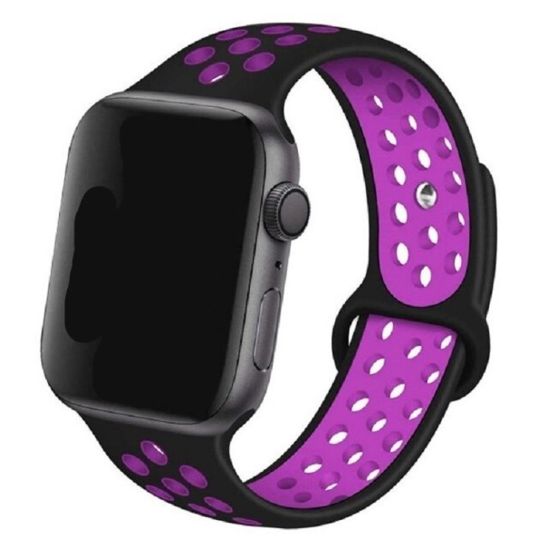 Silikonový řemínek pro Apple Watch 38 mm / 40 mm / 41 mm M-L T875 fialová