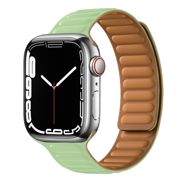 Silikonový řemínek pro Apple Watch 38 mm / 40 mm / 41 mm T854 světle zelená