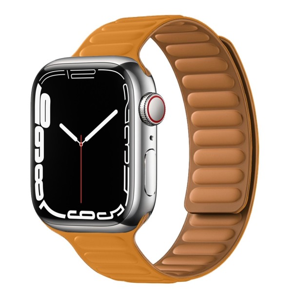 Silikonový řemínek pro Apple Watch 42 mm / 44 mm / 45 mm T855 oranžová