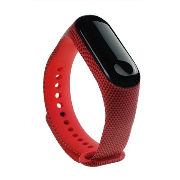 Silikonový řemínek pro Xiaomi Mi Band 3 / 4 s motivem 14