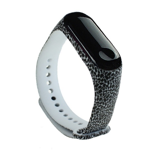 Silikonový řemínek pro Xiaomi Mi Band 3 / 4 s motivem 15