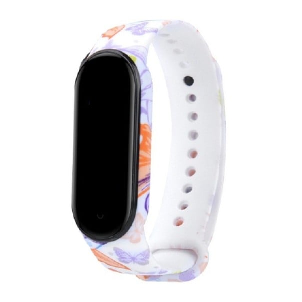 Silikonový řemínek pro Xiaomi Mi Band 3 / 4 s motivem T852 8