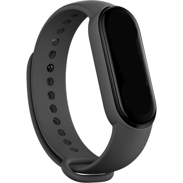 Silikonový řemínek pro Xiaomi Mi Band 3 / 4 T862 tmavě šedá
