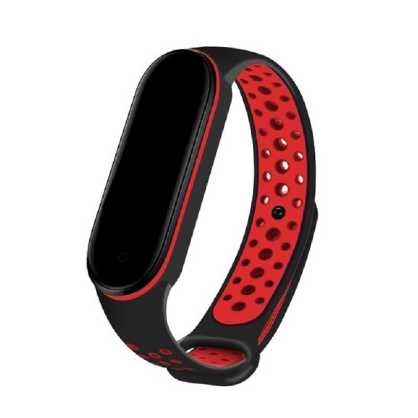Silikonový řemínek pro Xiaomi Mi Band 5 / 6 červená