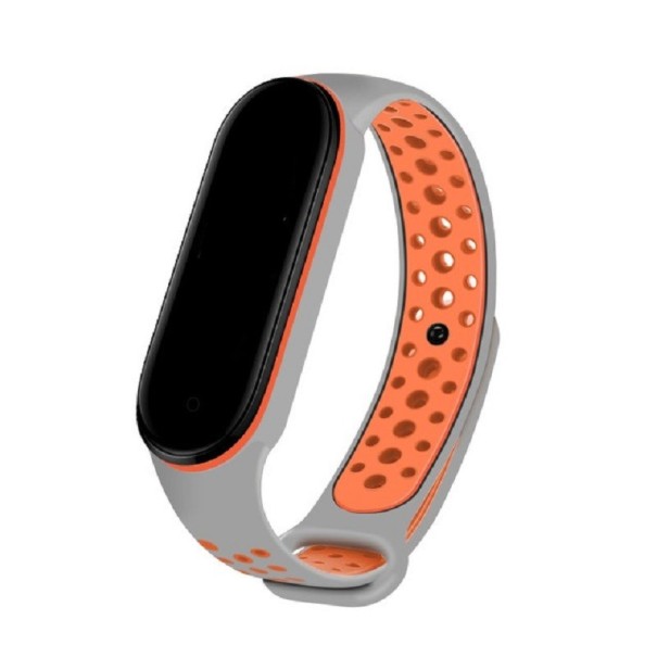 Silikonový řemínek pro Xiaomi Mi Band 5 / 6 oranžová