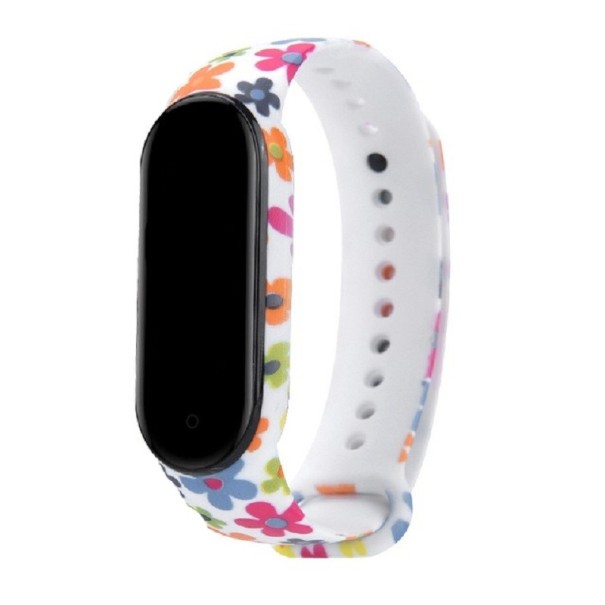 Silikonový řemínek pro Xiaomi Mi Band 5 / 6 s motivem T853 18