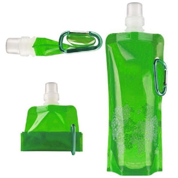 Silikonowa torba na napoje zielony