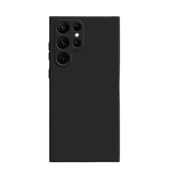 Silikonowe etui ochronne do telefonu Samsung S23 Ultra B2057 czarny