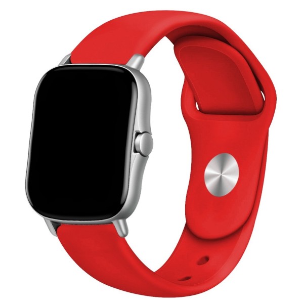 Silikonowy pasek do Amazfit GTS 2 / 2e / 2 mini czerwony