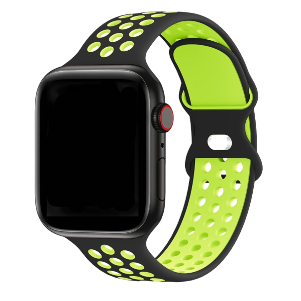 Silikonowy pasek do Apple Watch 42mm / 44mm / 45mm SM jasnozielony