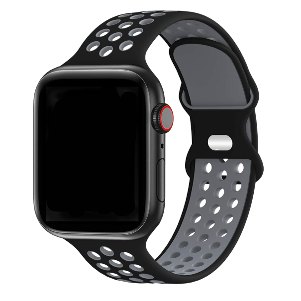 Silikonowy pasek do zegarka Apple Watch 38 mm / 40 mm / 41 mm ML szary