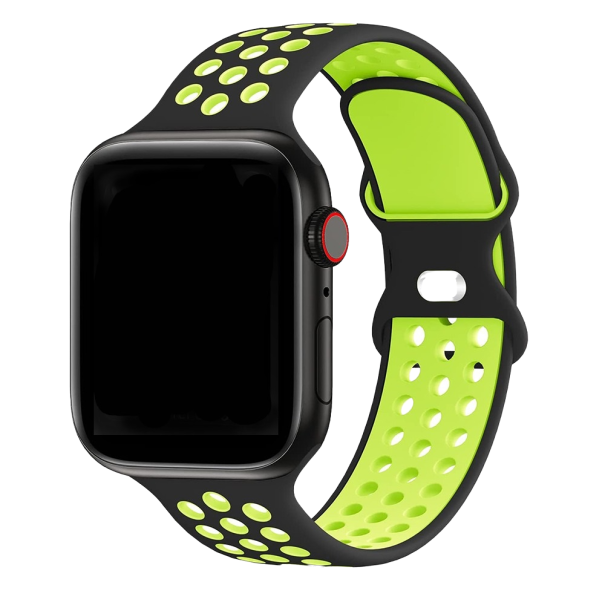 Silikonowy pasek do zegarka Apple Watch 42 mm / 44 mm / 45 mm ML jasnozielony