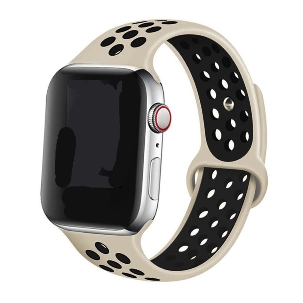 Silikonrem för Apple Watch 38 mm / 40 mm / 41 mm ML T875 khaki