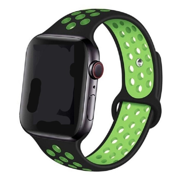 Silikonrem för Apple Watch 42 mm / 44 mm / 45 mm ML T877 ljusgrön