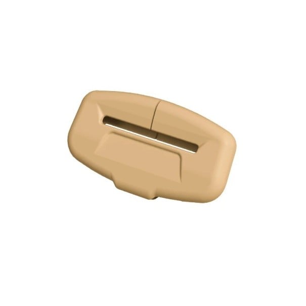Silikonschutz für den Sicherheitsgurtverschluss gegen Kratzer 4 x 7,7 cm Dicke 1,3 cm Schutzabdeckung für das Auto-Innenraum beige